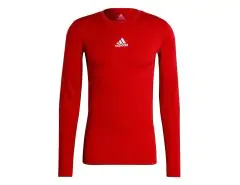 Red adidas long sleeve hot sale