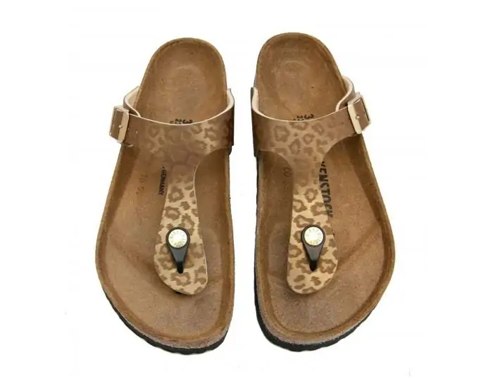 Birkenstock gizeh leopard print outlet
