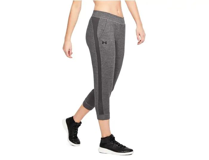 Under armour featherweight fleece crop top