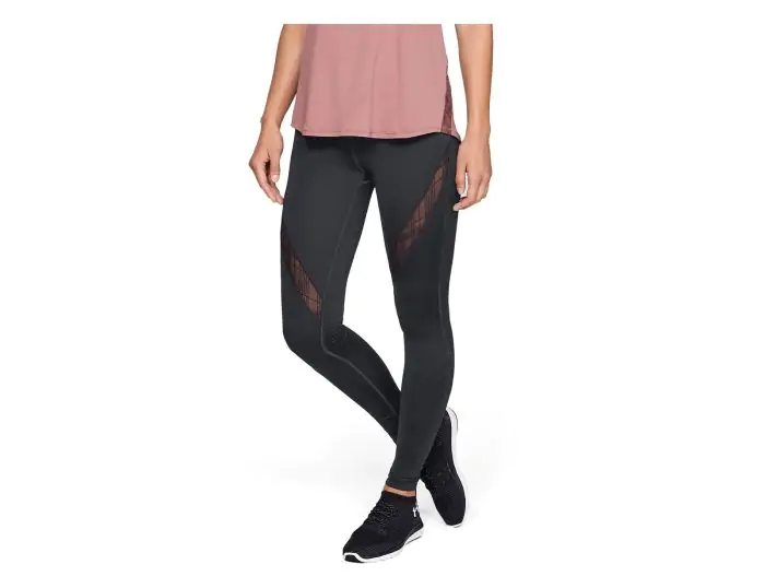 Under Armour Misty Embroidered Legging Black Tights Avantisport