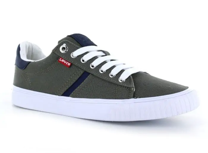 Levi s Skinner Green Canvas Sneaker Avantisport