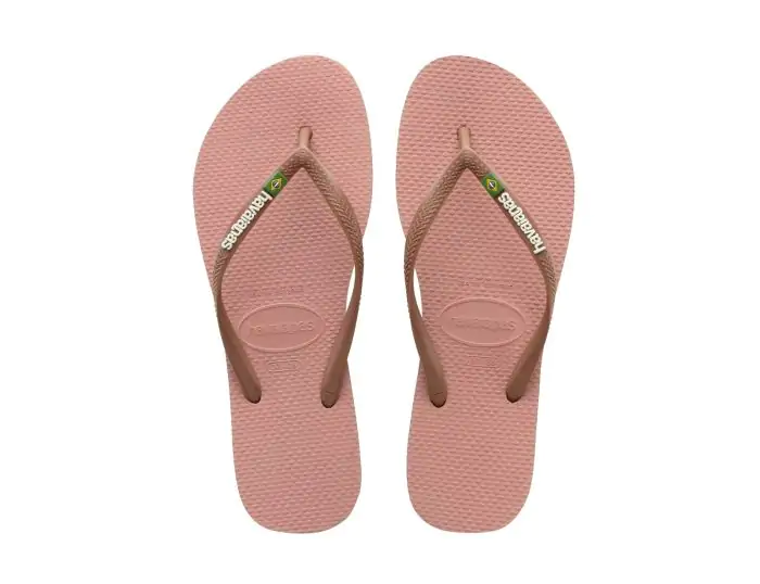 Havaianas Slim Brazil Logo Pink Flip Flop Avantisport