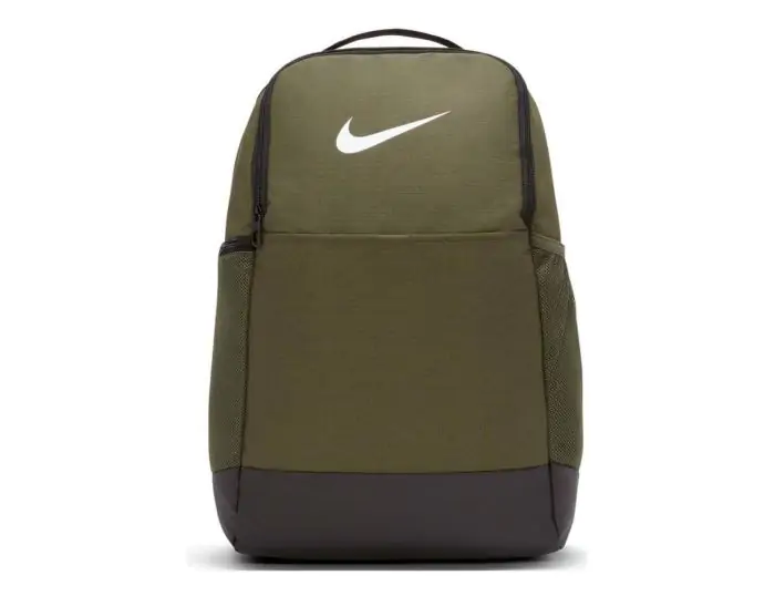 Nike brasilia backpack green hot sale