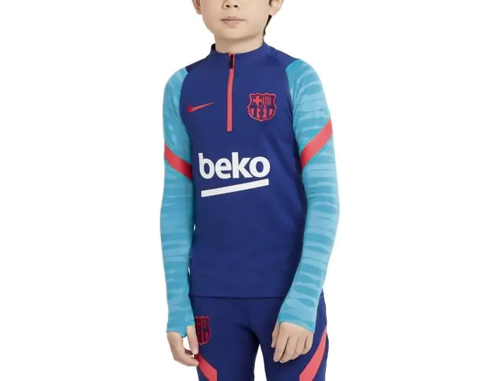 Nike FCB Strike Drill Top Youth FC Barcelona Shirt Kids Avantisport