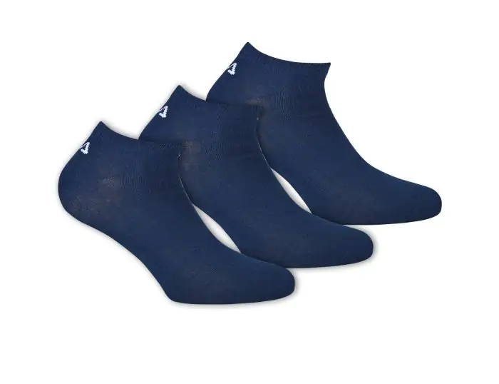 Fila Invisible Socks 3 Pack Blue Sneakersocks Avantisport