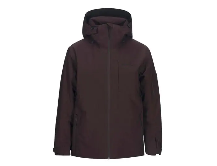 Men's padded hipecore+ maroon ski jacket outlet