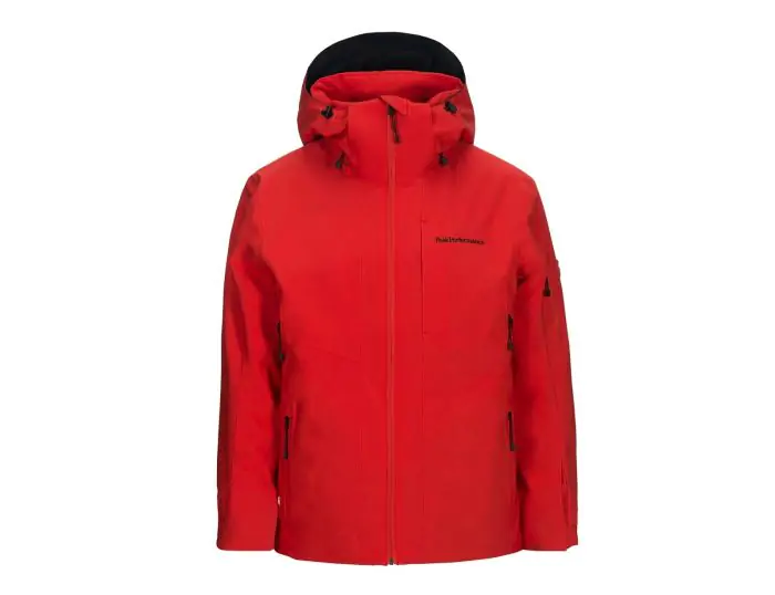 Peak performance skijacke maroon 2025