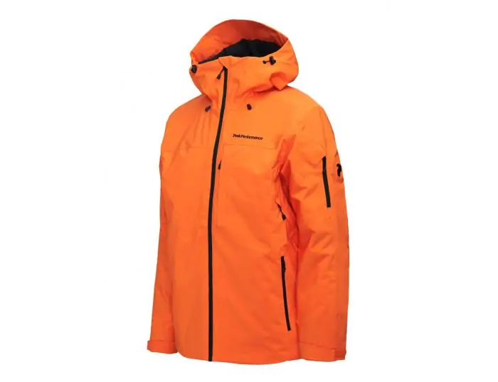 Peak performance maroon ski jacket clearance