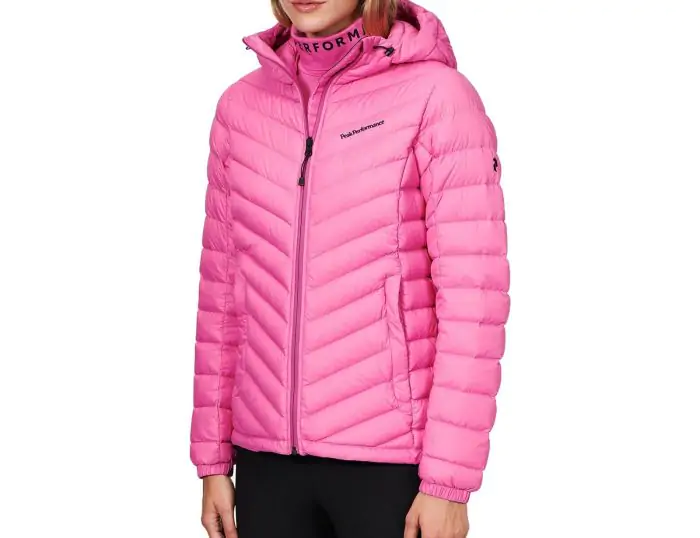 Pink women's jacket with hood deals