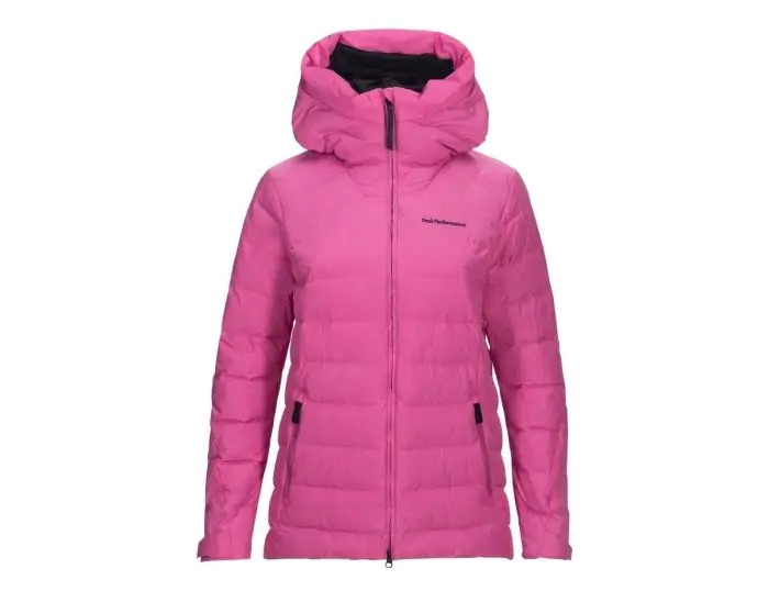 Peak performance pink jacket store