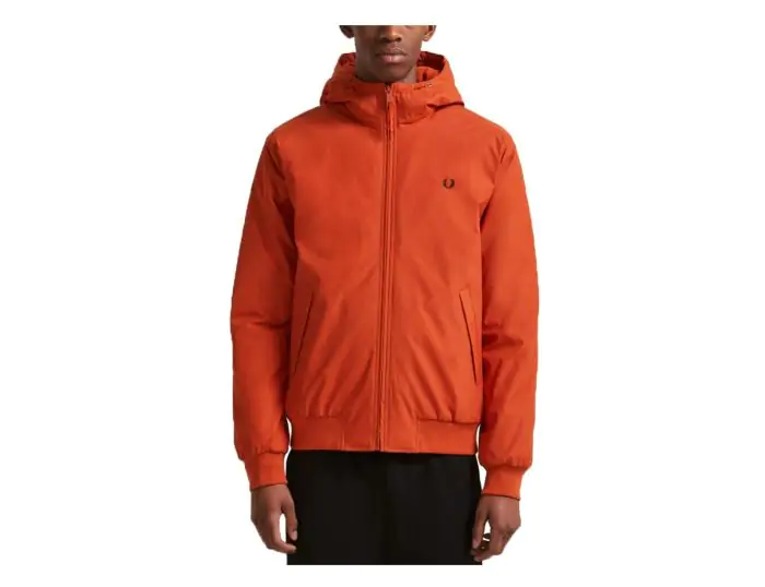Fred perry orange jacket hot sale