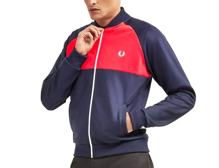Fred perry colour block track jacket discount