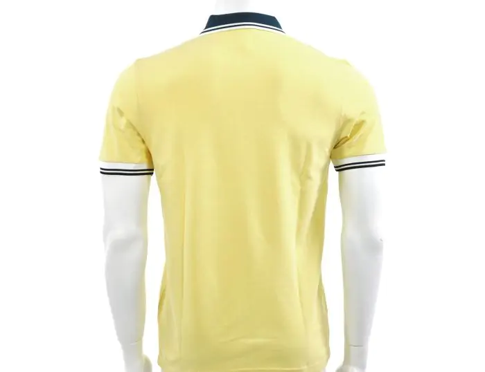 Fred Perry Contrast Rib Polo Shirt Polo Shirt Yellow Avantisport