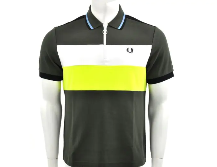 Fred Perry Narifuri Panelled Polo Shirt Narifuri Polo Avantisport