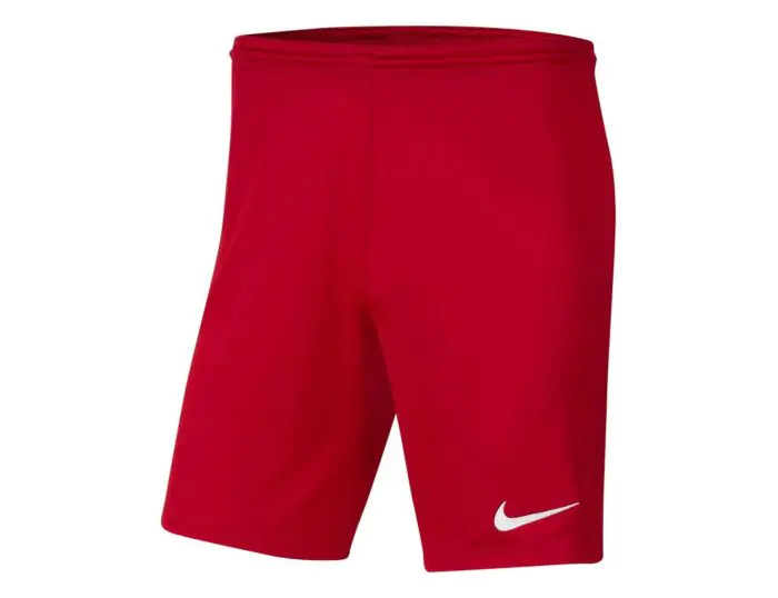 Red nike football shorts sale