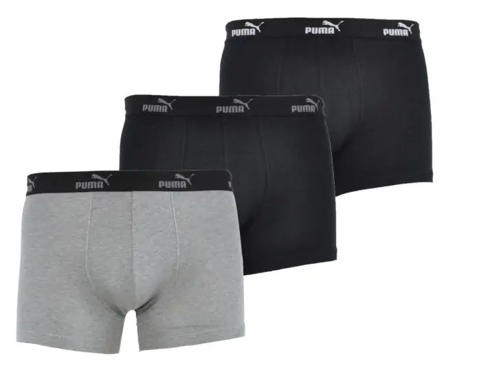 Puma Solid Boxer 3 Pack 3 Pack Boxers Avantisport