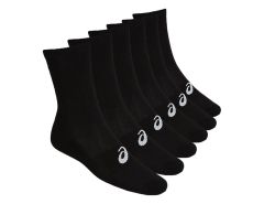 Asics - 6PPK Crew Sock - Black Crew Socks