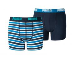 Puma - Boys Basic Boxer Printed Stripes 2P - Underwear