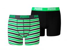 Puma -  Basic Boxer Printed Stripes 2P - Kids Underwear