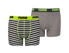 Puma - Boys Basic Boxer Printed Stripes 2P - Underwear Kids