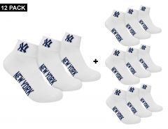 New York Yankees - 12-Pack Quarter Socks - 12-Pack Socks