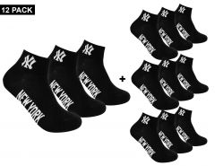 New York Yankees - 12-Pack Quarter Socks - Ankle Socks 12-Pack