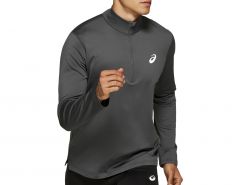 Asics - Silver LS 1/2 Zip Top - Running Long Sleeve