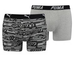 Puma - Logo AOP Boxer 2P  - Puma Trunks
