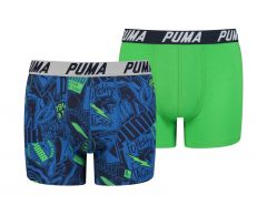 Puma - AOP Boxer 2P Boys - Boys Underwear