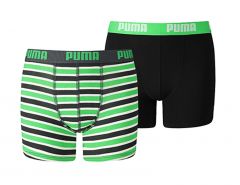 Puma - Basic Boxer Printed Stripes 2P - Stipes Underwear