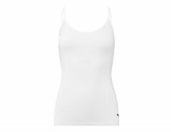 Anyfit Wear Women Tank Top with Built in Bra Flowly Relaxed Cami Adjustable  Straps Camisole with Pleats White,S