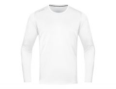 Jako - Shirt Run 2.0 LM - White Sports Shirt Men