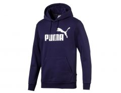 Puma - ESS Hoody FL Big Logo - Dark Blue Sweater