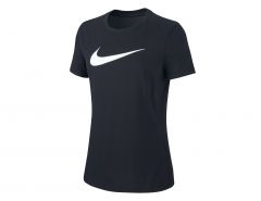 Nike - Womens Tee Dry TFC Crew - Sports Shirt Black