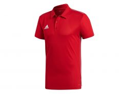 adidas - Core 18 Polo - Red Polo Shirt