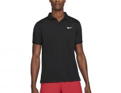 Nike - Court Dry Victory Polo - Black Tennis Shirt