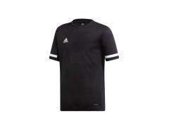 adidas - T19 Short Sleeve Jersey Boys - Black Football Jersey