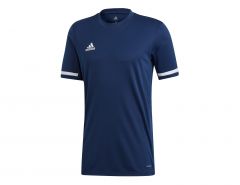 adidas - T19 Short Sleeve Jersey Men - Blue Sports Shirt Men