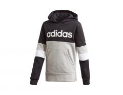adidas - Young Boys Linear Colorblock Hooded Fleece Sweater - Kids Hoodie
