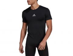 adidas - Techfit Short Sleeve Top - Black undershirt