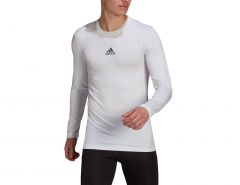 adidas - Techfit Long Sleeve Top  - Compression Shirt White