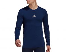 adidas - Techfit Long Sleeve Top  - Compression Shirt Blue