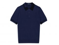 Fred Perry - Abstract Tipped Knitted Shirt - Knitted T-Shirt