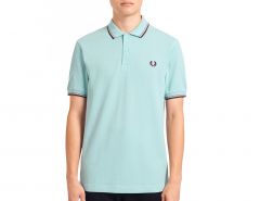 Fred Perry - Twin Tipped Shirt - Light Blue Polo