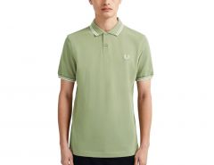 Fred Perry - Twin Tipped Shirt - Green Polo