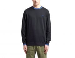 Fred Perry - Tipped Neck Sweatshirt - Crew Sweater Men