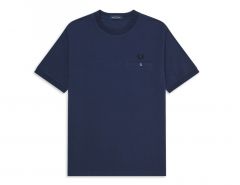 Fred Perry - Pocket Detail Pique Shirt - T-shirt Blue