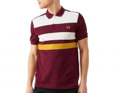 Fred Perry - Tape Detail Polo Shirt - Mens Polo Shirt