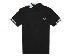 Fred Perry - Abstract Collar Polo Shirt - Asymmetric Polo Shirt