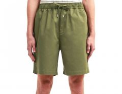 Fred Perry - Drawstring Twill Short - Army Green Short